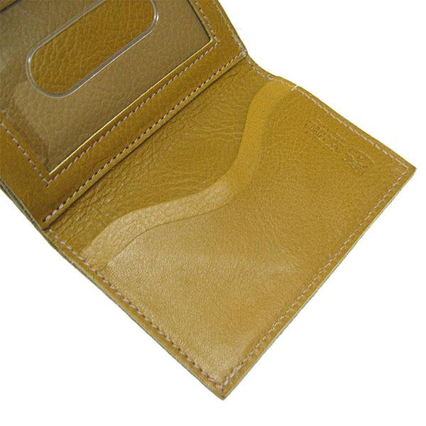 IL BISONTE イルビゾンテ 三つ折り財布 C0593/MEP 1058 CURRY 小銭入れあり 牛革 レザーウォレット コンパクト財布 サブ財布 イタリア製 | IL BISONTE | 03