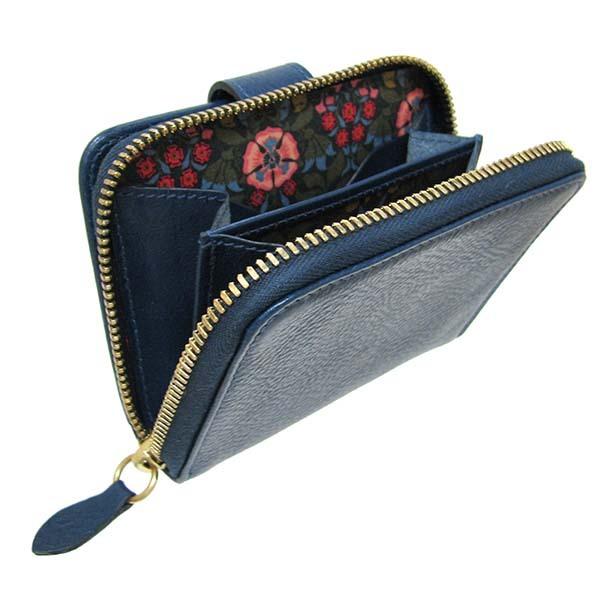 IL BISONTE（イルビゾンテ） 折り財布 C0960..LL 894/ネイビー 小銭