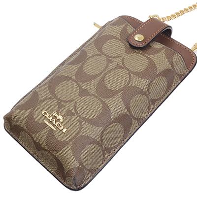 COACH コーチアウトレット C7397 IMBDX カーキ×サドル ゴールド