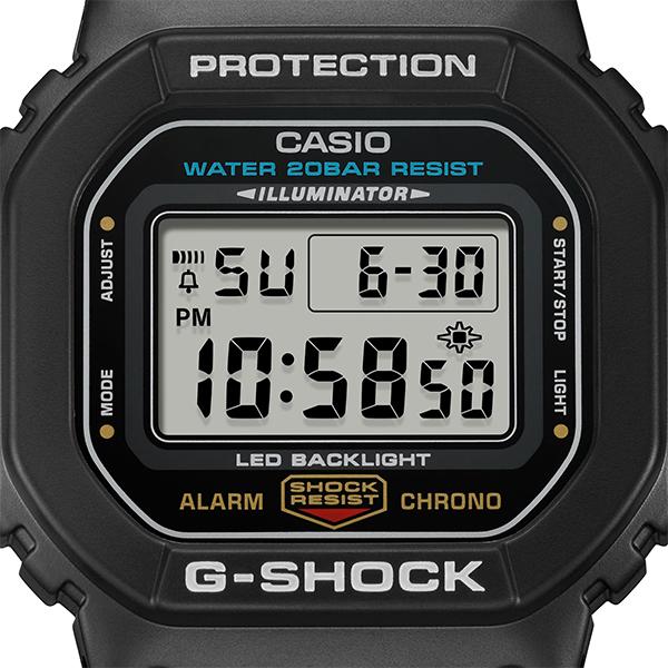 G-SHOCK DW-5600UE-1JF 耐衝撃性能 20気圧防水 高輝度LEDバックライト