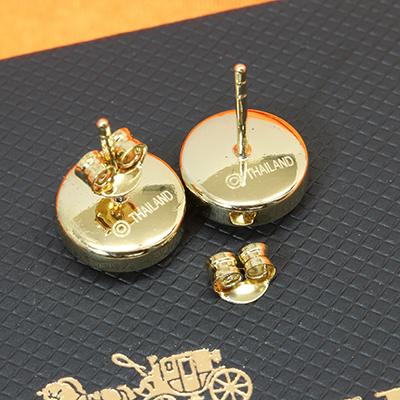 Coach コーチ アウトレット F Gld ゴールド サークル ピアス ブランドロゴ ラインストーン キャッチ式 Fgld ディーバヤフーショッピング店 通販 Yahoo ショッピング
