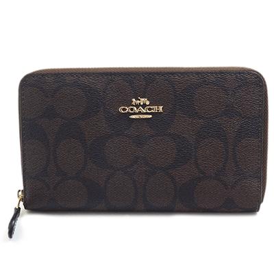 COACH（コーチ） コーチアウトレット シグネチャー ミディアム ジップ