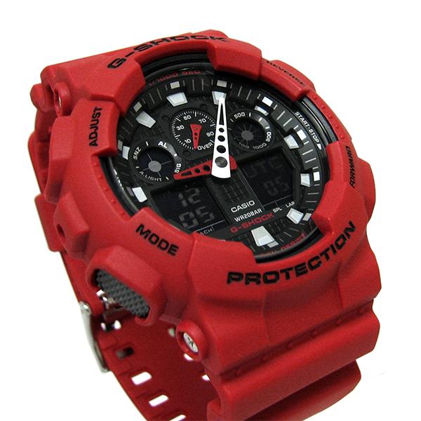 G-SHOCK GA-100B-4AJF 耐衝撃性能 JIS1種耐磁性能 20気圧防水 1/1000秒ストップウォッチ LEDライト 電池式 カシオ Gショック メンズ腕時計 国内正規品 | G-SHOCK | 01