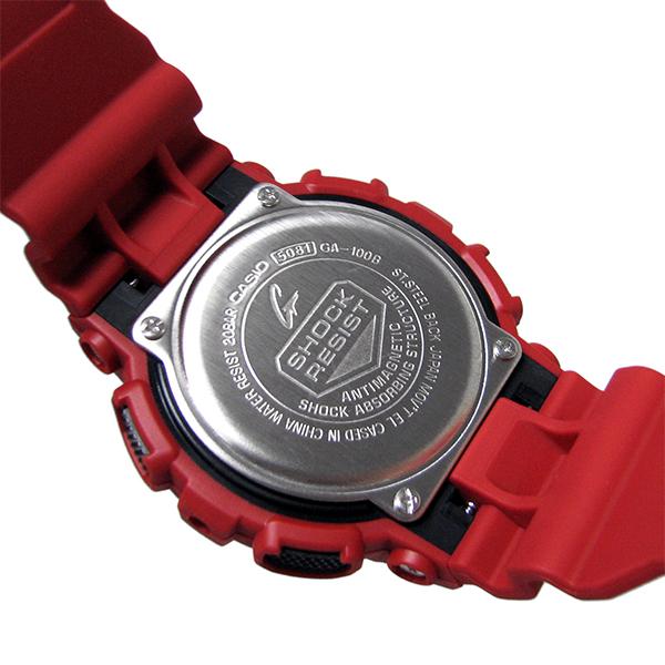 G-SHOCK GA-100B-4AJF 耐衝撃性能 JIS1種耐磁性能 20気圧防水 1/1000秒ストップウォッチ LEDライト 電池式 カシオ Gショック メンズ腕時計 国内正規品 | G-SHOCK | 02