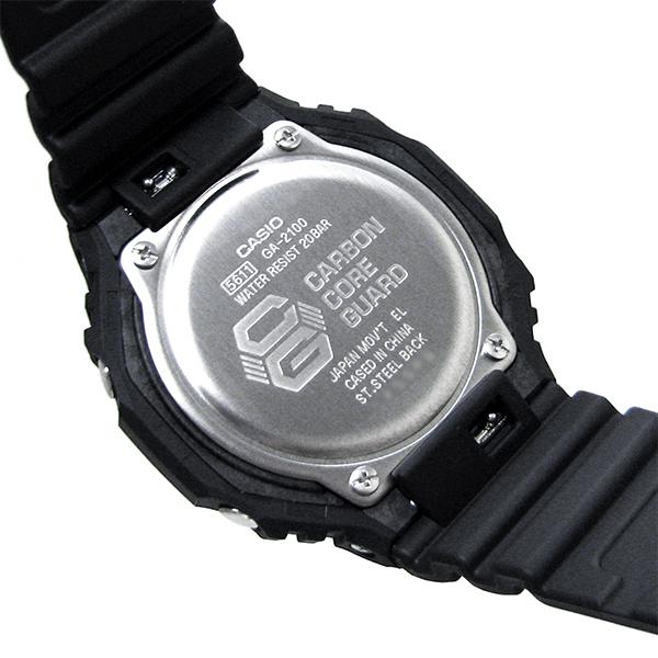 G-SHOCK GA-2100-1A1JF カーボンコアガード構造 耐衝撃性能 20気圧防水