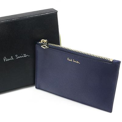 Paul Smith ポールスミス M1a 6136 Astrgs 41 ブルー ストローグレインレザー カラースロット カードケース ファスナーポケット付 M1a6136astrgs41 ディーバヤフーショッピング店 通販 Yahoo ショッピング