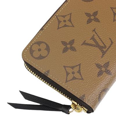 LOUIS VUITTON ルイヴィトン M82336 ポルトフォイユ・クレマンス モノグラム・リバース ラウンドファスナー 財布｜deva-online｜04