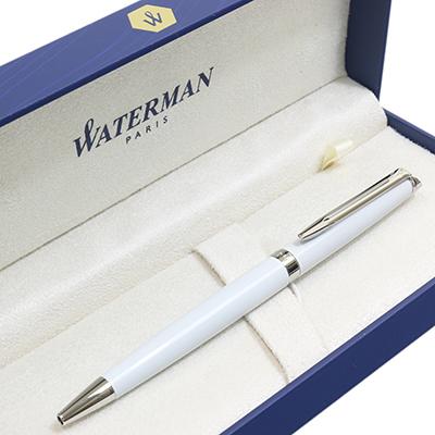 WATERMAN ホワイト ボールペン ケース付き WATERMAN（ウォーターマン） ボールペン メトロポリタン