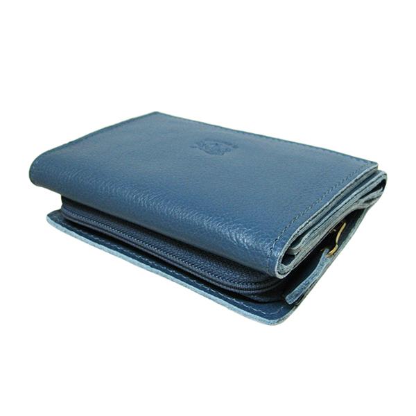 IL BISONTE（イルビゾンテ） 三つ折り財布 SMW036 PV0001 BL312B