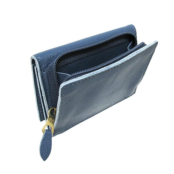 IL BISONTE（イルビゾンテ） 三つ折り財布 SMW036 PV0001 BL312B