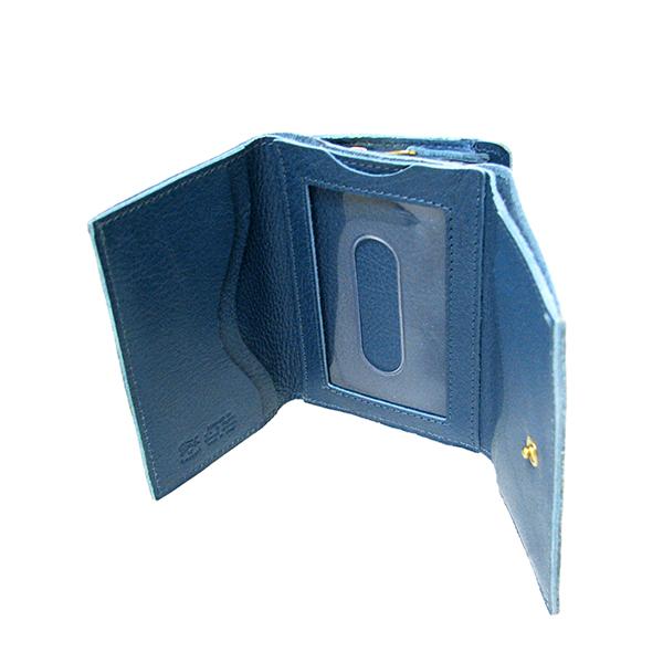 IL BISONTE（イルビゾンテ） 三つ折り財布 SMW036 PV0001 BL312B