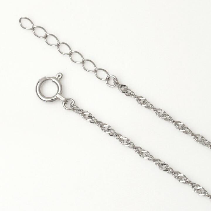 日曜7%クーポン有▼ プラチナブレスレット レディース ブレスレット プラチナ スクリューチェーン 1.6mm アジャスター チェーン シンプル | DEVAS | 04