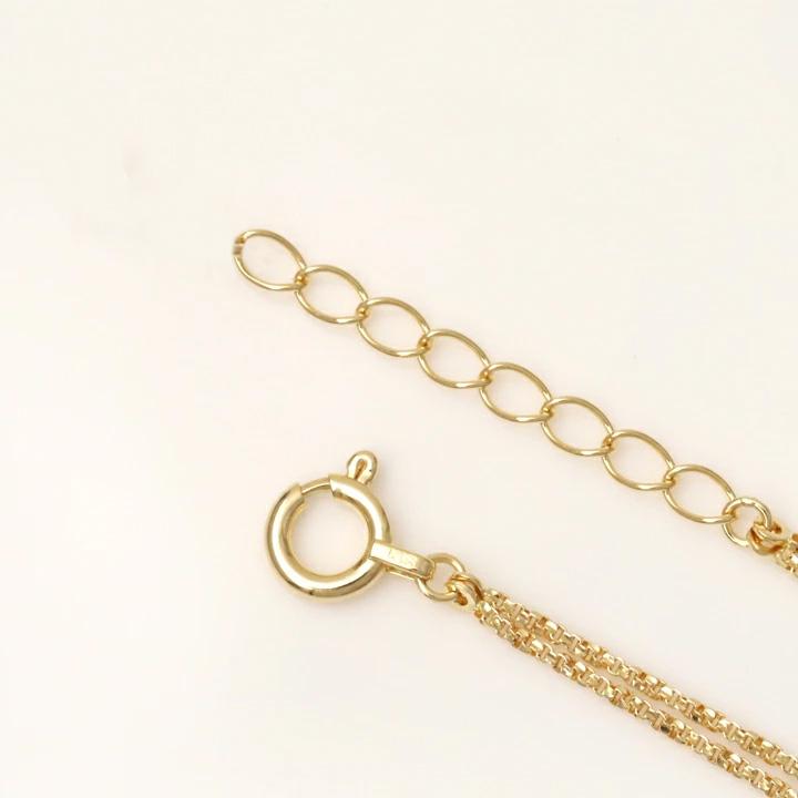 DEVAS 18金 ブレスレット k18 18金ブレスレット 18k レディース 2連