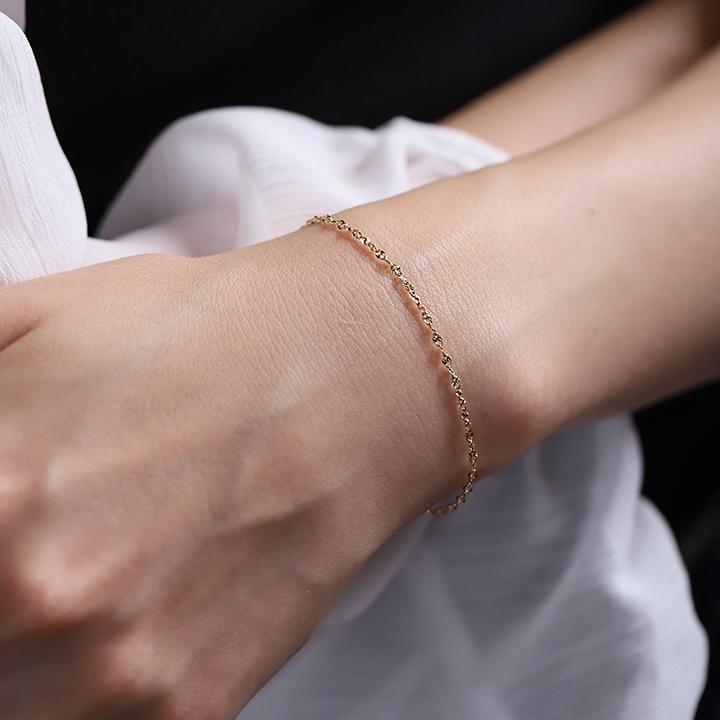 DEVAS 18金 ブレスレット k18 18金ブレスレット 18k レディース 