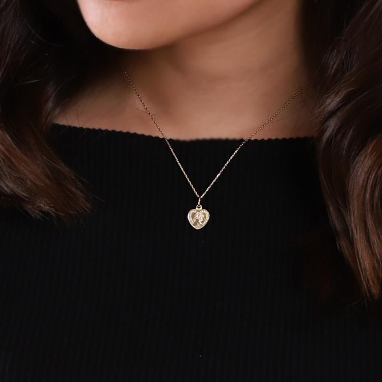 ペンダントトップ 18金 k18 18金ネックレス ペンダント レディース ハート エリザベス 18k ネックレス トップ | DEVAS | 11