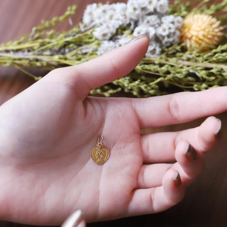 ペンダントトップ 18金 k18 18金ネックレス ペンダント レディース ハート エリザベス 18k ネックレス トップ | DEVAS | 12