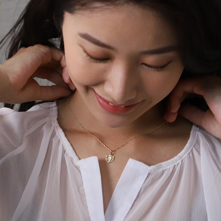 ペンダントトップ 18金 k18 18金ネックレス ペンダント レディース ハート エリザベス 18k ネックレス トップ | DEVAS | 02