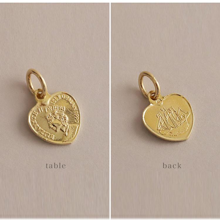 ペンダントトップ 18金 k18 18金ネックレス ペンダント レディース ハート エリザベス 18k ネックレス トップ | DEVAS | 04