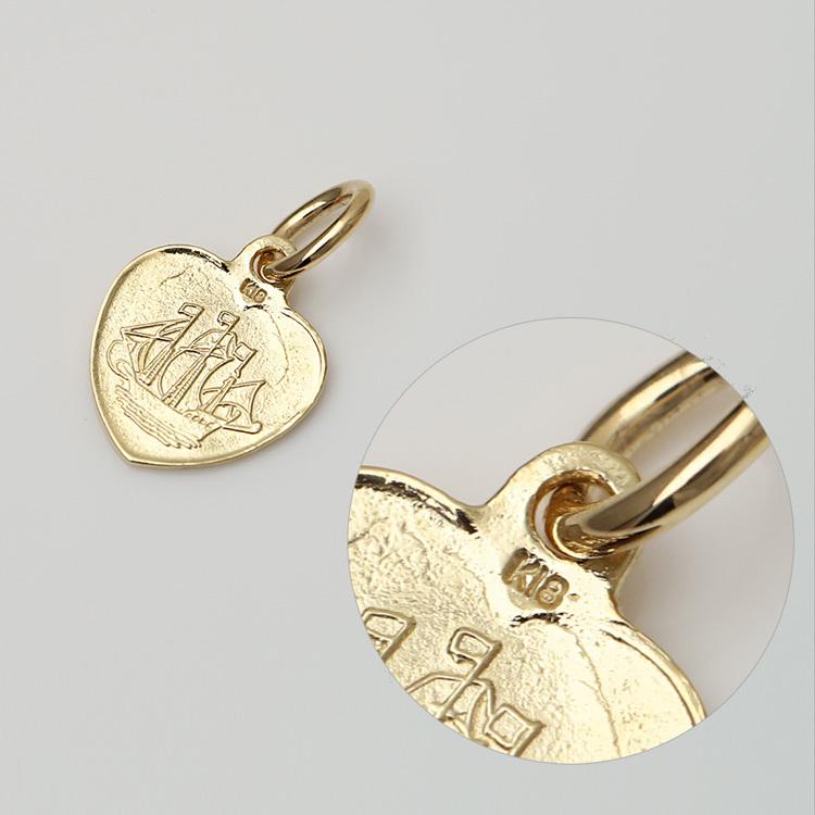 ペンダントトップ 18金 k18 18金ネックレス ペンダント レディース ハート エリザベス 18k ネックレス トップ | DEVAS | 06