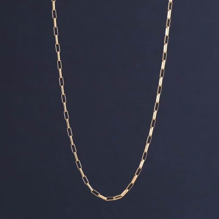 K18ネックレスチェーン スパイクチェーン ネックレス K18 幅3.5mm 1.0φ 50cm