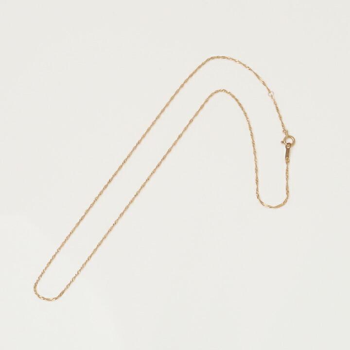 18金ネックレス k18 ピンクゴールド ネックレスチェーン スクリューチェーン 1.2mm幅 レディース ネックレス チェーン | DEVAS | 03