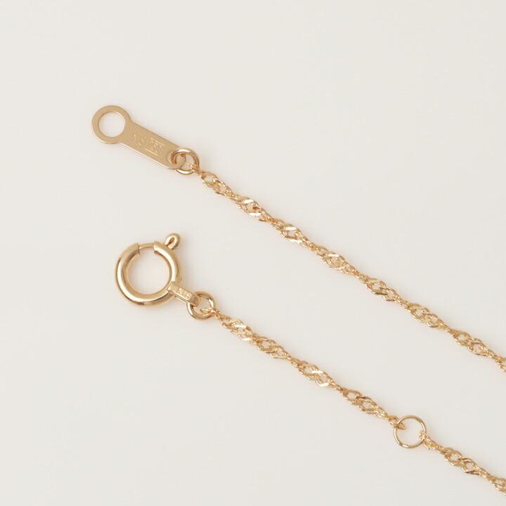 18金ネックレス k18 ピンクゴールド ネックレスチェーン スクリューチェーン 1.2mm幅 レディース ネックレス チェーン | DEVAS | 04