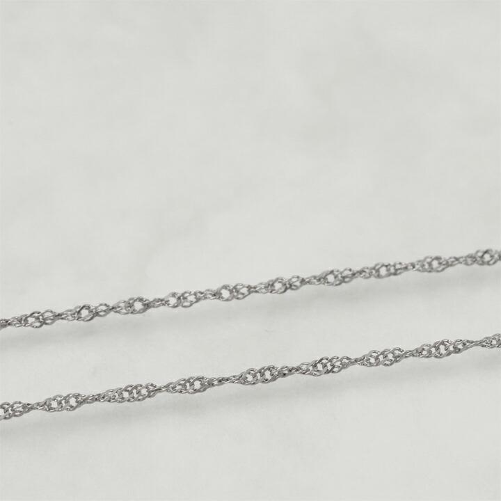 プラチナ ネックレス ネックレスチェーン プラチナネックレス PT スクリュー チェーン 1.2mm幅 レディース 華奢 ネックレス チェーン シンプル チェーンのみ | DEVAS | 01