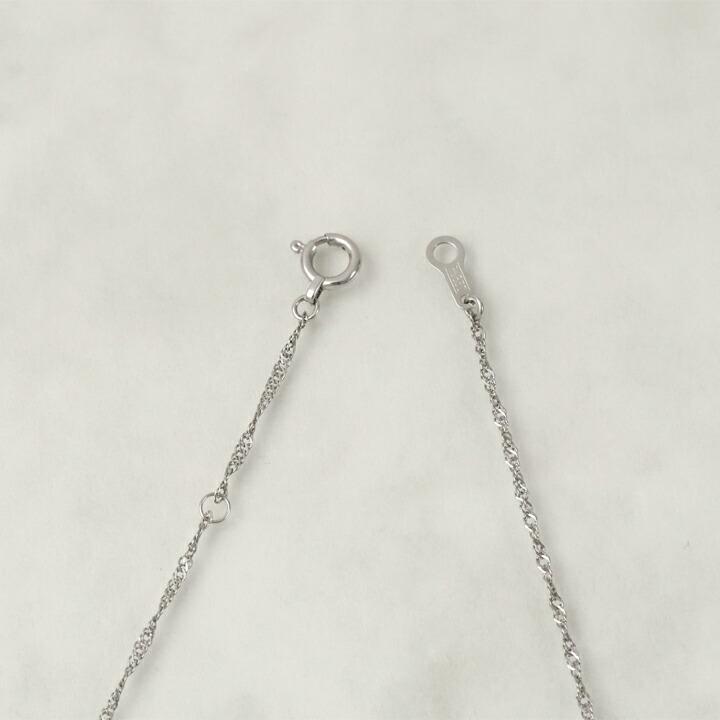 プラチナ ネックレス ネックレスチェーン プラチナネックレス PT スクリュー チェーン 1.2mm幅 レディース 華奢 ネックレス チェーン シンプル チェーンのみ | DEVAS | 02