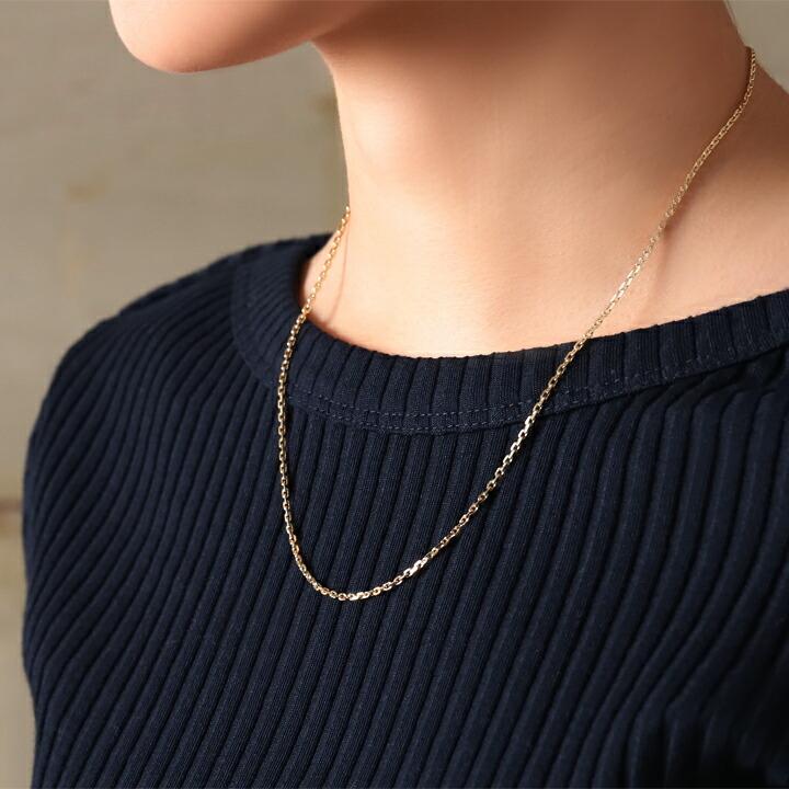 18金ネックレス k18 ネックレス 18金 レディース チェーン ネックレスチェーン あずき チェーン 1.75mm幅 メンズ 18k ゴールド シンプル 金 45cm 47cm 50cm 60cm | DEVAS | 11