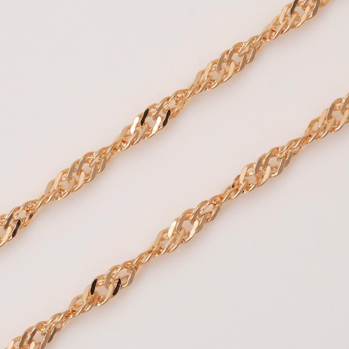 DEVAS 18金ネックレス k18 ピンクゴールド ネックレスチェーン