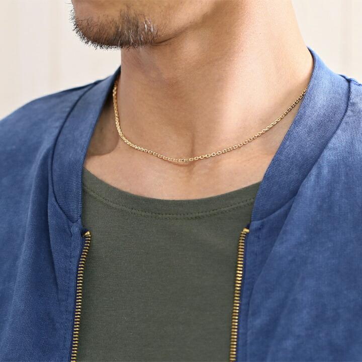 K18 ネックレス 金 イタリア製〕K18イエローゴールド ネックレス 44.5cm | 高品質 金