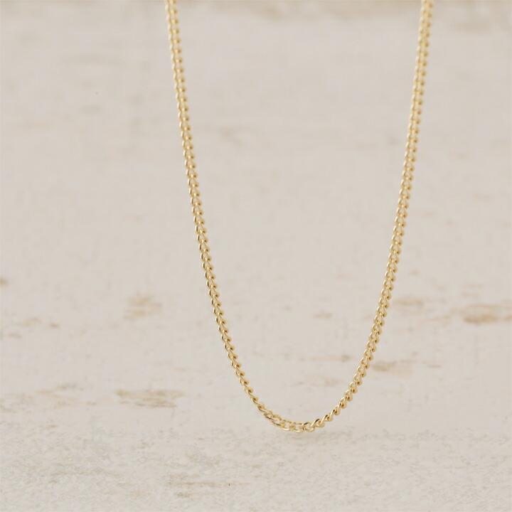 18金ネックレス k18 ネックレスチェーン 1.2mm幅 細喜平 チェーン レディース ネックレス チェーン 18k ゴールド | DEVAS | 08