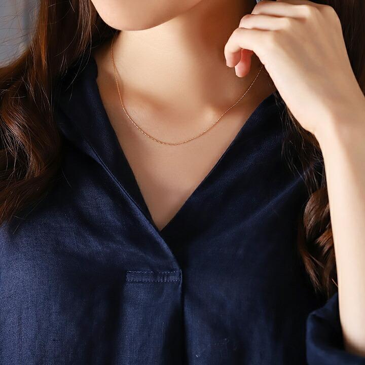 DEVAS 18金ネックレス k18 ネックレスチェーン ベネチアン ツイスト