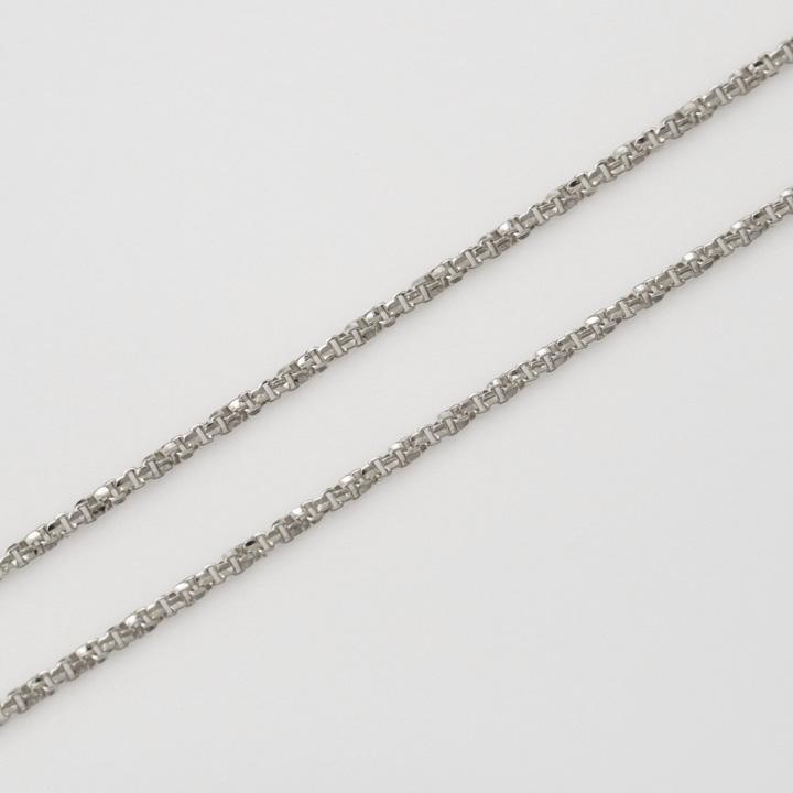 DEVAS プラチナ ネックレス レディース メンズ シンプル チェーンのみ