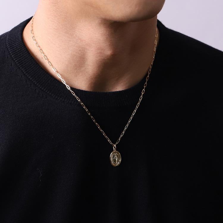 18金ネックレス k18 ネックレスチェーン 4面カット 2.2mm幅 メンズ ネックレス チェーン レディース 18k ゴールド | DEVAS | 10