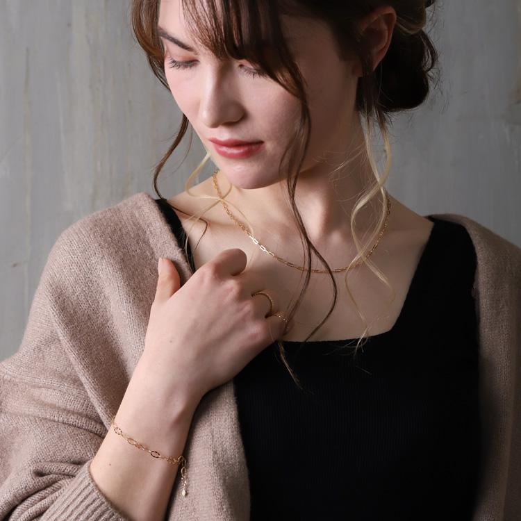 18金ネックレス k18 ネックレスチェーン 4面カット 2.2mm幅 メンズ ネックレス チェーン レディース 18k ゴールド | DEVAS | 12