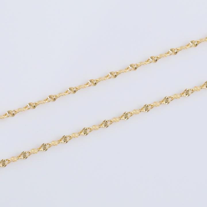 DEVAS 18金ネックレス k18 ネックレスチェーン ブルーム 1.2mm幅