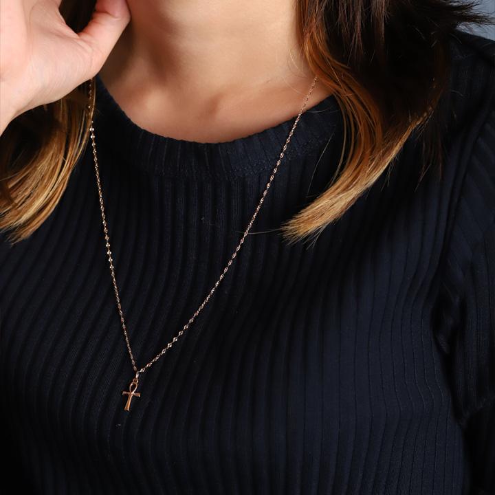 18金ネックレス k18 ネックレス 18金 レディース チェーン ピンクゴールド ネックレスチェーン ブルーム 1.6mm幅 18k シンプル 18 金 華奢 チェーンのみ | DEVAS | 10