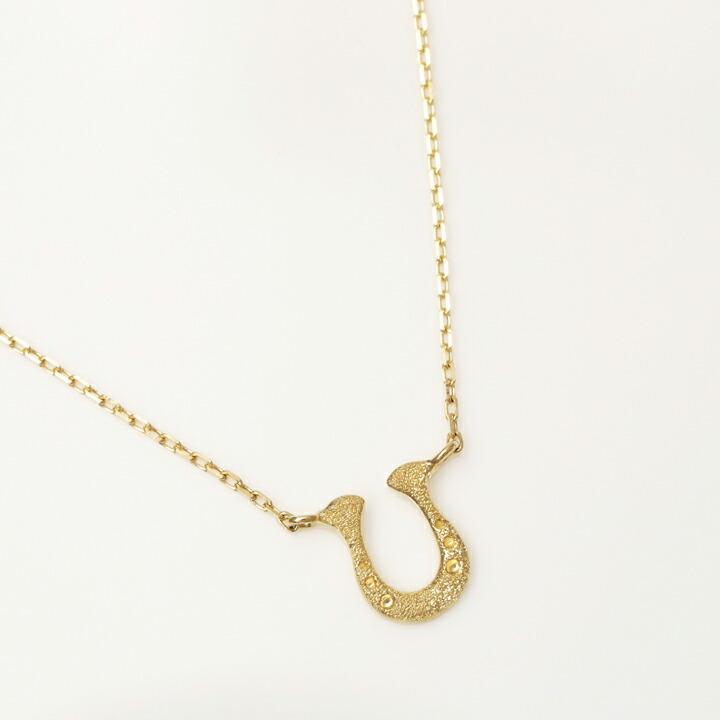 18金ネックレス k18 ネックレス 18金 レディース 馬蹄 ホースシュー お守り スターダスト 18k ゴールド シンプル | DEVAS | 02