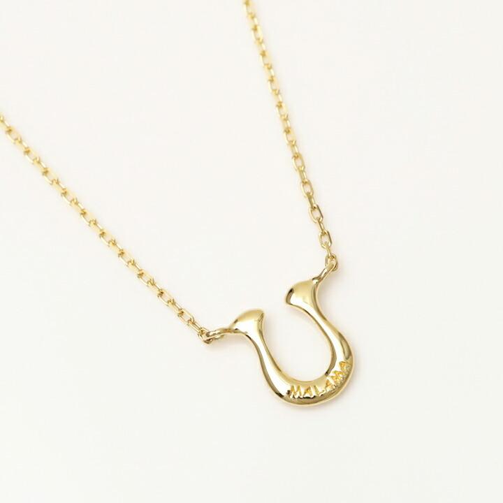 18金ネックレス k18 ネックレス 18金 レディース 馬蹄 ホースシュー お守り スターダスト 18k ゴールド シンプル | DEVAS | 04