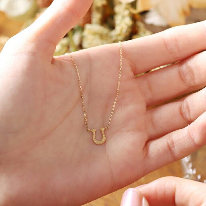 DEVAS 18金ネックレス k18 ネックレス 18金 レディース 馬蹄 ホース