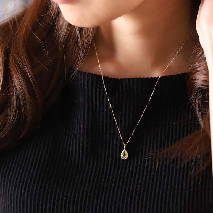 ペンダントトップ 18金 k18 18金ネックレス ペンダント レディース 天然石 ブルートパーズ アメジスト シトリン | DEVAS | 07