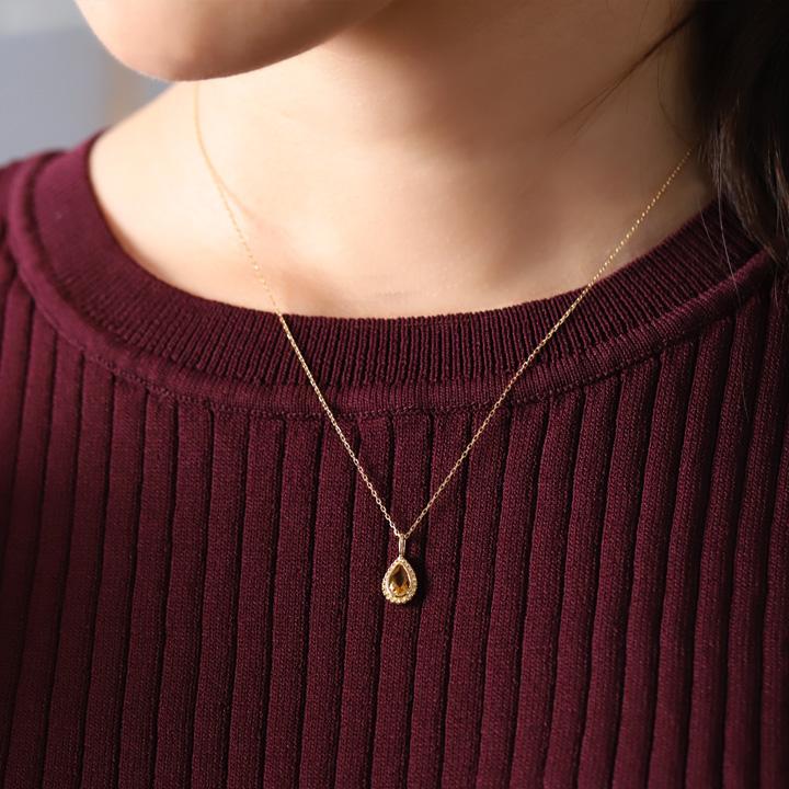 ペンダントトップ 18金 k18 18金ネックレス ペンダント レディース 天然石 ブルートパーズ アメジスト シトリン | DEVAS | 09