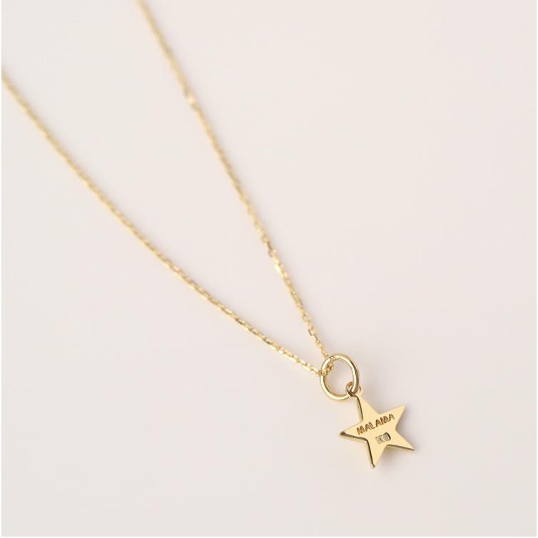 スターネックレス ゴールド ロックで可愛らしい ネックレス ジュエリー 18k 18金 ジュエリー シンプル レディース 星 ギフト | DEVAS | 05
