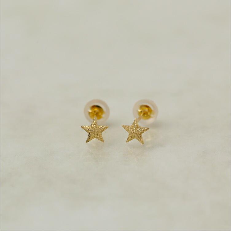 18金 ピアス k18 18金ピアス 18k 星 スター シンプル k18ピアス レディース ピアス18金 ゴールド 18kピアス 小さめ_2