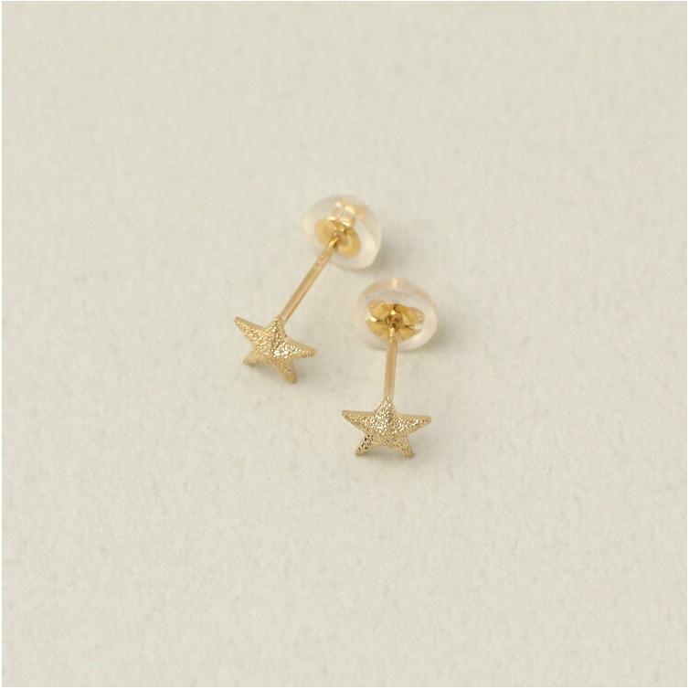18金 ピアス k18 18金ピアス 18k 星 スター シンプル k18ピアス レディース ピアス18金 ゴールド 18kピアス 小さめ_5