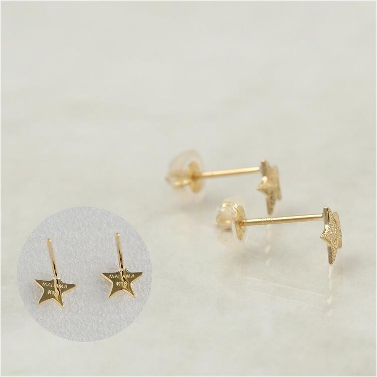 18金 ピアス k18 18金ピアス 18k 星 スター シンプル k18ピアス レディース ピアス18金 ゴールド 18kピアス 小さめ_6