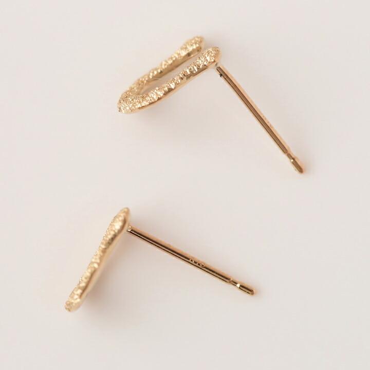 18金 ピアス k18 ピンクゴールド 18金ピアス 18k 馬蹄 ホースシュー  シンプル k18ピアス レディース ピアス18金 地金 | DEVAS | 04