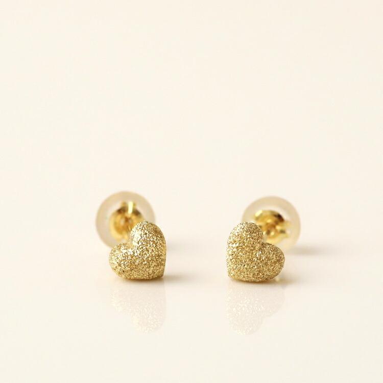 18金 ピアス k18 18金ピアス 18k ハート シンプル k18ピアス レディース ピアス18金 地金 ゴールド 18kピアス 小さめ | DEVAS | 02