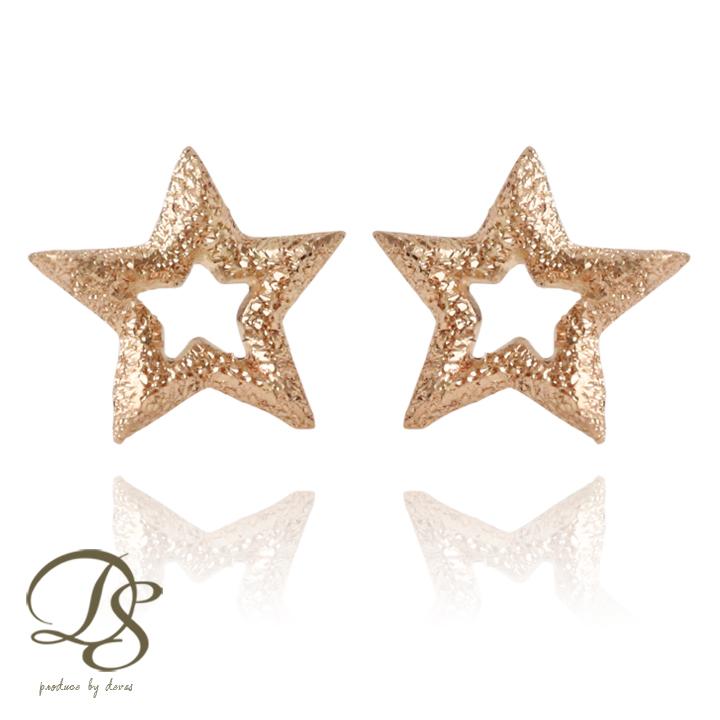 DEVAS 18金 ピアス k18 ピンクゴールド 18金ピアス 18k スター 星
